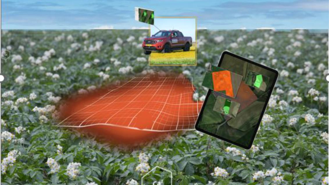 Aardappelveld en Interra Scan
