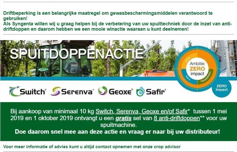 Actie spuitdoppen BE